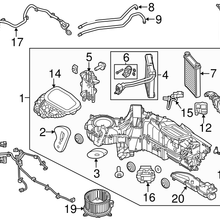 Genuine Ford Evaporator Core BC3Z-19860-G