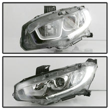 For 2016-2020 Honda Civic Halogen Type Projector Headlights Headlamps Left+Right
