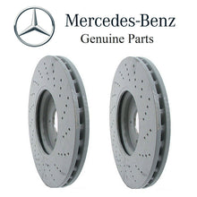 For Mercedes W220 E350 S430 E550 Set of 2 Front Brake Disc Rotors Genuine