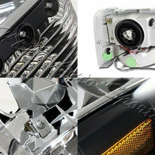 For 1989-1992 Ford Ranger Black Housing 1-Piece LED HeadLights+Bumper+Corner