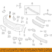 TOYOTA OEM Rear Bumper-Bumper Cover Clip 5216102020