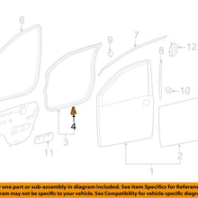 TOYOTA OEM Front-Door Weather Strip Retainer 6786712150