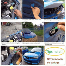 4x Universal Mini Car Hood Pin Bonnet Lock Clips Quick Release Latch Push Button
