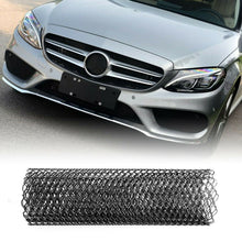 Black Aluminum Mesh Grille Cover Car Bumper Fender Hood Vent Grill Net Accessory