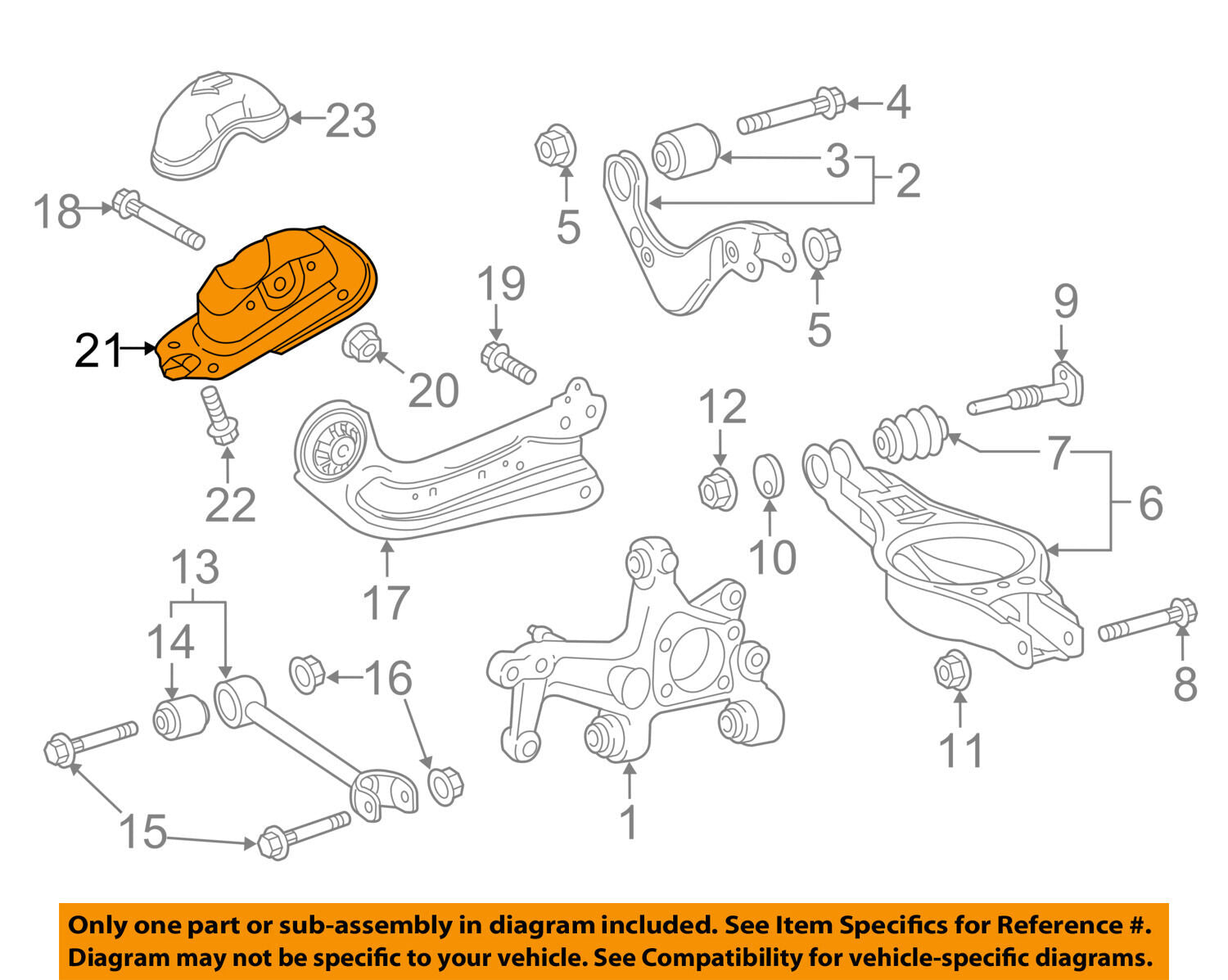 TOYOTA OEM 16-18 Prius Rear Suspension-Mount Bracket Left 4872706060