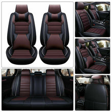 Luxury 5-Seats Car Sit Covers Sit Cushion PU Leather Protect Set Car Accessories