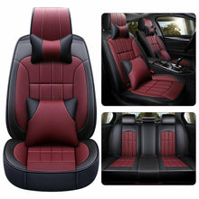 Luxury 5-Seats Car Sit Covers Sit Cushion PU Leather Protect Set Car Accessories