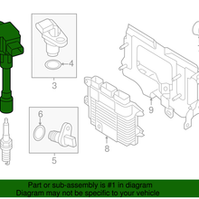 07-19 Nissan Altima Sentra Ignition Coil Assembly OEM NEW Genuine 22448-1KT1A