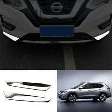 For Nissan Rogue 14-20 steel Chrome Front bumper Fog Light Lamp under trim strip