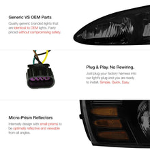 2004-2008 Pontiac Grand Prix [Sinister Black] Factory Style Headlights GXP GTP