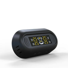 Car Tire Pressure Monitor System TPMS Real-Time 4 External Sensors Solar Power