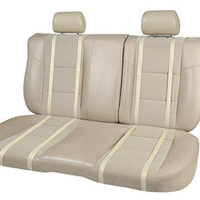 PU Leather Car Rear Seat Cushion Covers for Nissan 2095 Gray