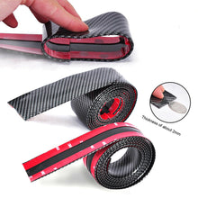 For Toyota 5CM*1M Car Sticker Carbon Fiber Rubber Door Sill Protector Strip