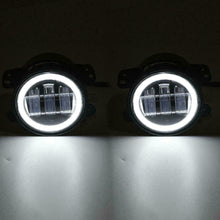 2007-17 For Jeep Wrangler JK Halo LED Headlights + Halo LED Fog Lights Combo Kit