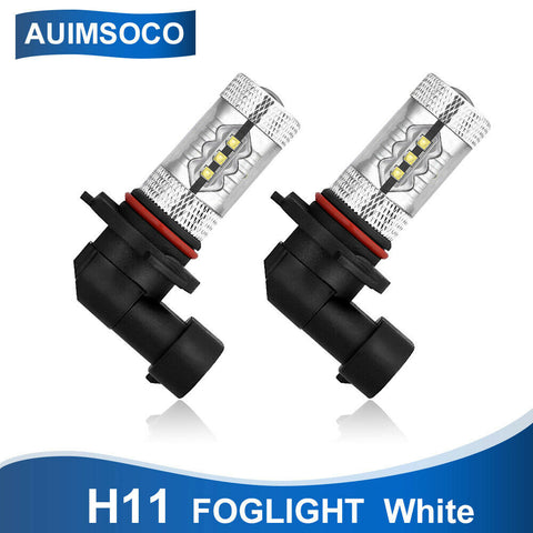 2x H9 H8 H11 LED Fog Light Bulb Driving Lamp DRL 6000K For 2005-2016 Ford Escape