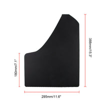 4PCS Black ABS Wheel Mudflaps Truck Pickup Moulding Trim Mud Guard 15.3" x 11.6"