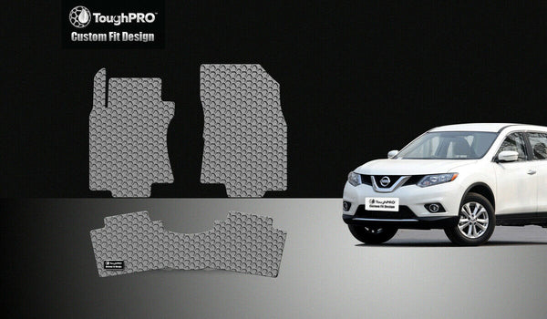 ToughPRO Floor Mats Gray For Nissan Rogue All Weather Custom Fit 2014-2021
