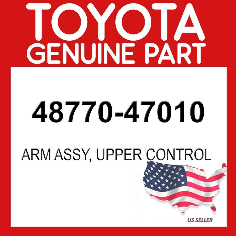 TOYOTA GENUINE 48770-47010 ARM ASSY, UPPER CONTROL OEM