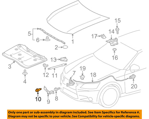 TOYOTA OEM-Fender Liner Splash Shield Push Clip Retainer Blind Rivet 9046707214