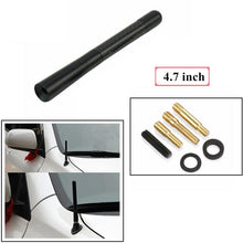 4.7'' Universal Car Radio AM/FM Antenna Carbon Fiber Stylish Aluminum TRD Aerial