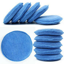 12cm Car Polish Foam Sponge Applicator Cleaning Microfiber Waxing Pads Detailing