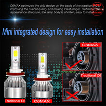 Combo LED Headlight Bulbs For Toyota Tacoma 16-20 High & Low Beam & Fog Light 6x