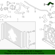 Genuine Toyota Radiator Assembly Upper Support 16533-0T050