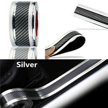 Car Carbon Fiber Sticker Door Plate Cover Anti Scratch Sticker Parts Accessories