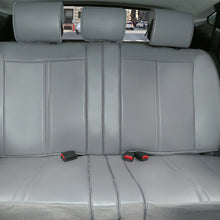 PU Leather Car Rear Seat Cushion Covers for Nissan 2095 Gray