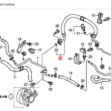 06-11 Civic 1.8L Power Steering High Pressure Feed Hose Pipe Line From Pump OEM