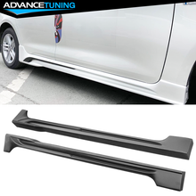 Fits 20-21 Toyota Corolla Sedan Side Skirts Rocker Panel Matte Black Pair - PP