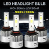 9005+9006 Combo LED Headlight Bulb Kit for Chevy Silverado1500 2500 HD 2001-2006