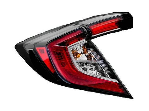 FIT HONDA CIVIC HATCHBACK 2017-2020 LEFT INNER OUTER TAILLIGHT TAIL LIGHT LAMP