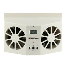 Car Window Cooler Air Ventilator Cool Fan Radiator Solar Powered Conditioner Fan