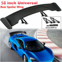 Universal 56'' Racing Car Trunk Spoiler GT-style Wing Matte Black Adjustable USA