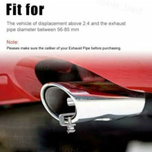 Car Turbo Sound Whistle Exhaust Pipe Muffler Auto Blow-off Valve Simulator 4Size