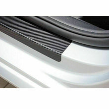 4D Carbon Fiber Car Stickers Door Sill Protector Scuff Plate Parts Accessories