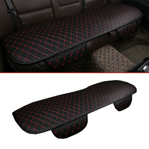 Rear Back Car Seat Cover Protector PU Leather Mat Pad Chair Cushion Red Line