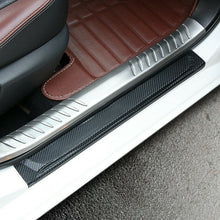 Protector Sill Scuff Cover Car Door Plate Sticker 4D Carbon Fiber Anti Scratch