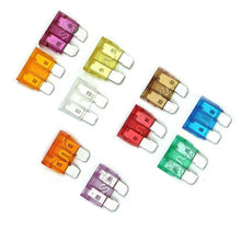 50Pcs Array Assorted Mixed Color Car Truck Medium Size Profile Blade Fuses Kit