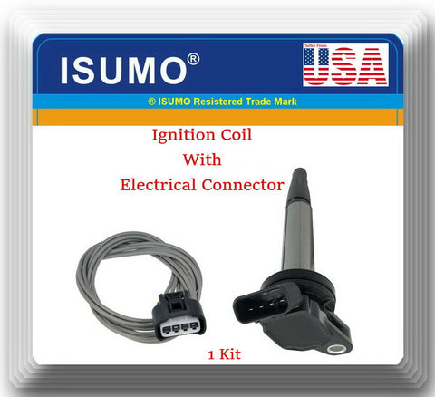 1 X Ignition Coil W/Connector Fits: OEM# 90919-02252 Lexus Pontiac Scion Toyota