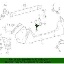 Genuine Toyota Bumper Cover Pad 52191-47030