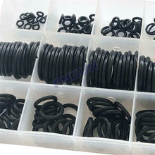 279pcs Black Rubber O-Rings Gasket Assort Kit Car Hydraulic Pump Washer Seal Set