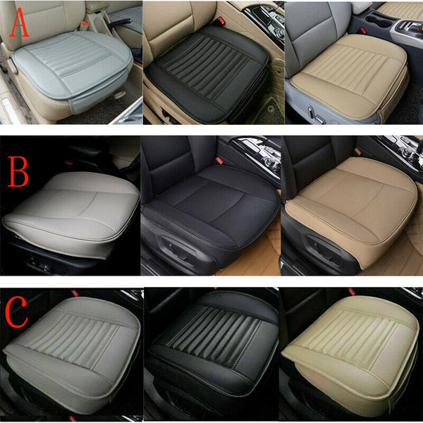 Car Front Seat Cover Half/Full Surround Universal Cushion Pad Mat PU Leather USA