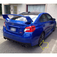 Carbon Fiber Style Rear Bumper Fin Canard Splitter Diffuser Valence Spoiler Lip