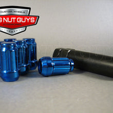 20 Lug Nut Set Tuner 6 Spline Drive Blue 12x1.25 +2 Keys