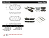 Disc Brake Pad Set Front Centric 105.17370