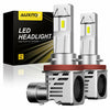 LED Headlight Kit H8 H9 H11 12000LM 6500K Super White High Power Low Beam Bulbs