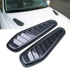 2x Car Decorative Air Flow Intake Scoop Turbo Bonnet Vent Cover Hood Fender