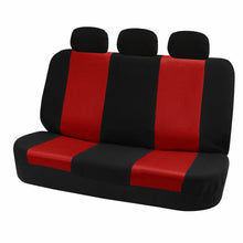 Highback Seat Covers Seat For Car SUV Auto Van Full Set Red Black